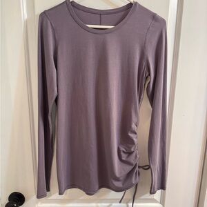 Lululemon Cinch It Long Sleeve Dusky Lavender 002